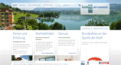 Desktop Screenshot of kurhaus-am-sarnersee.ch